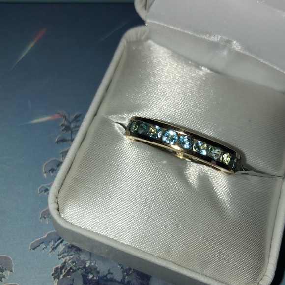 Gold Plated Topaz Ring - Picture 5 of 7